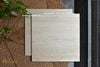 Gạch vân đá Travertine 60x60cm màu kem vàng