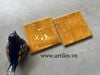 Gạch thẻ vuông màu vàng bóng lượn ArtM2008