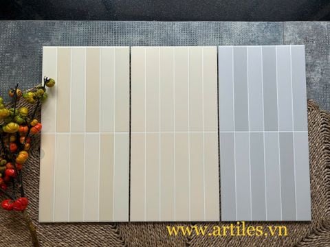  Gạch trang trí giả gạch thẻ mix màu xám trắng 