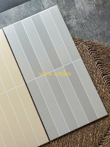  Gạch trang trí giả gạch thẻ mix màu xám trắng 