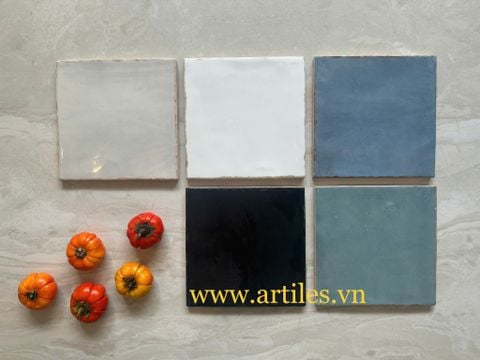  Gạch thẻ men bóng 12x12cm 