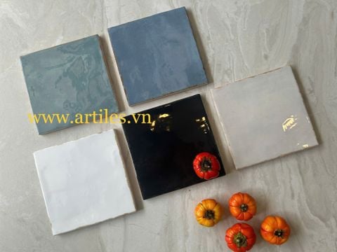  Gạch thẻ men bóng 12x12cm 