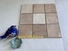Gạch thẻ màu nâu vàng men bóng gợn sóng 100x100mm Art03G