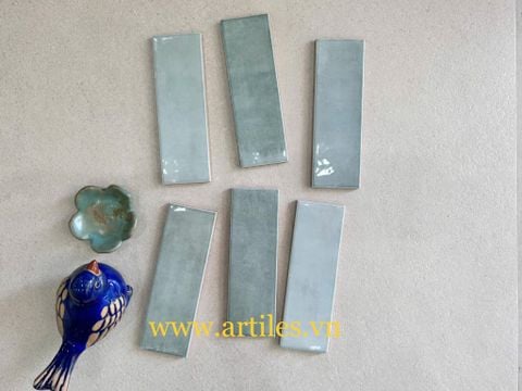  Gạch thẻ màu xanh biển bóng gợn sóng Art5G 