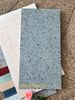 Gạch đá mài terrazzo hạt đá màu đen Art360072