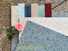 Gạch đá mài terrazzo hạt đá màu đen Art360072