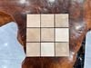 Gạch thẻ màu nâu vàng men mờ gợn sóng 100x100mm Art03M