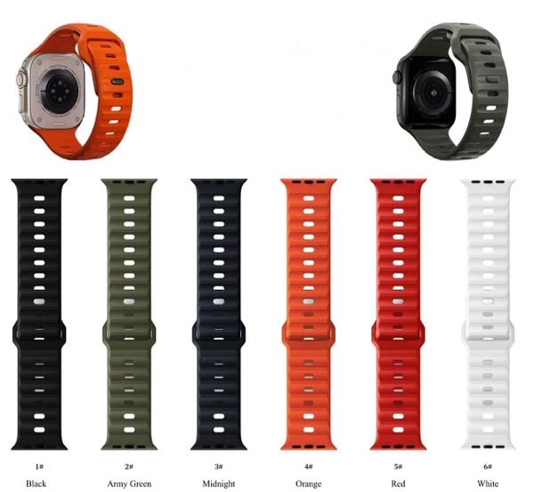 Dây Cao Su Sporty cho Apple Watch