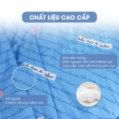 Chăn bông CT220030 - Mền cotton chần bông Calisto