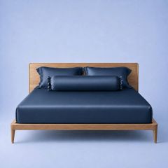 Bộ chăn ga gối Tencel NIN Florence Deep Blue