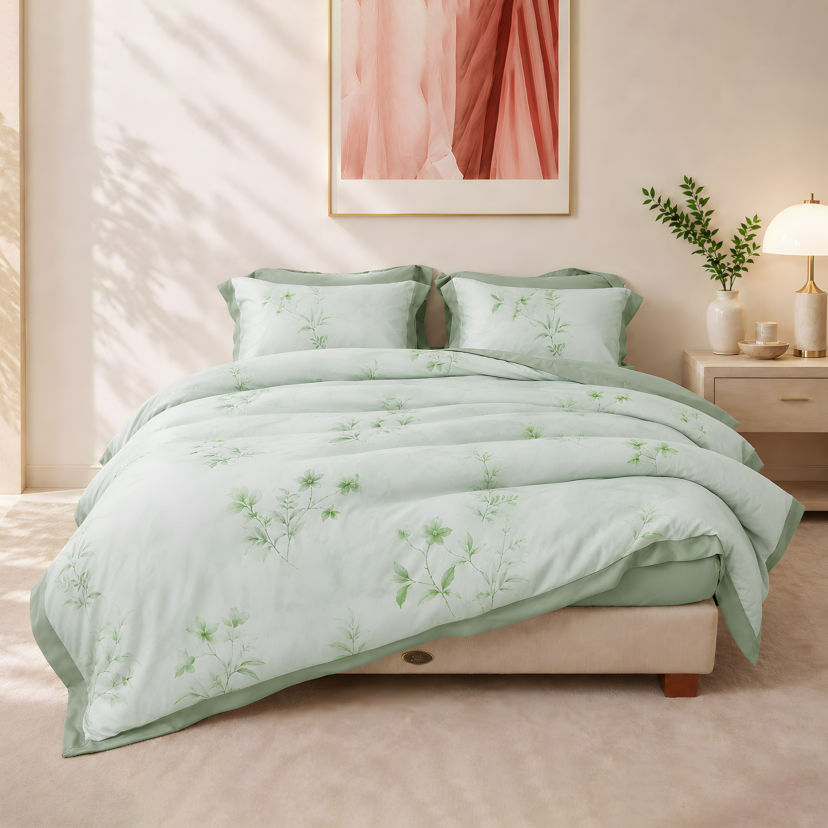NP8924 - Bộ chăn ga gối Tencel NIN Pristine NP8924