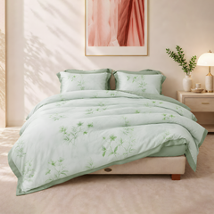 NP8924 - Bộ chăn ga gối Tencel NIN Pristine NP8924