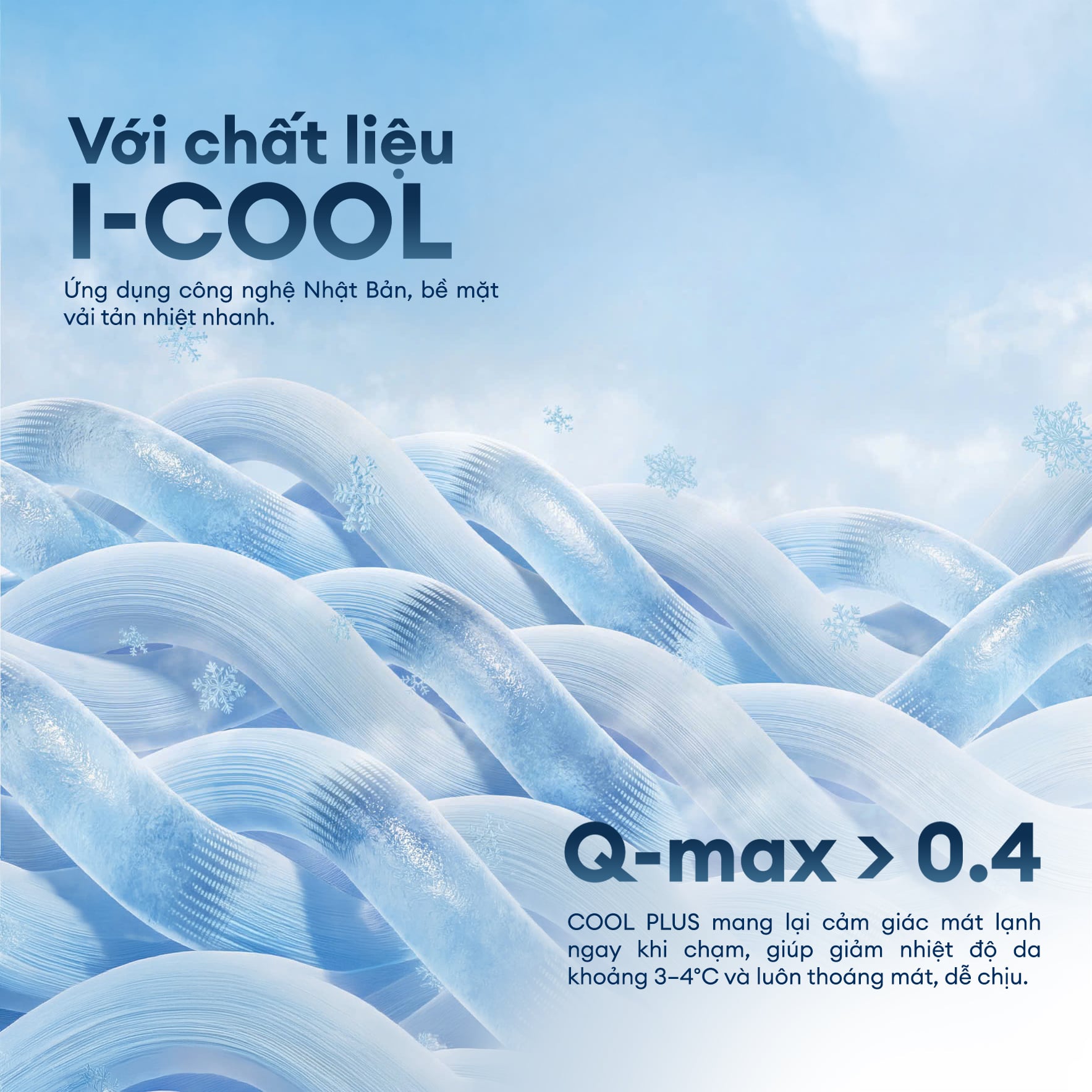 SKY BLUE - Bộ chăn ga gối NIN Cool Plus