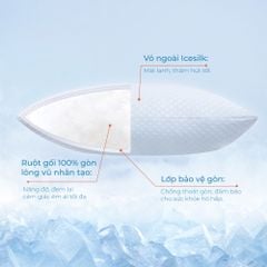 Gối lông vũ nhân tạo mát lạnh Cool Plus NIN House