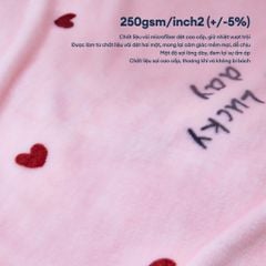 Mền tuyết hoa văn NIN màu SWEET BEAR