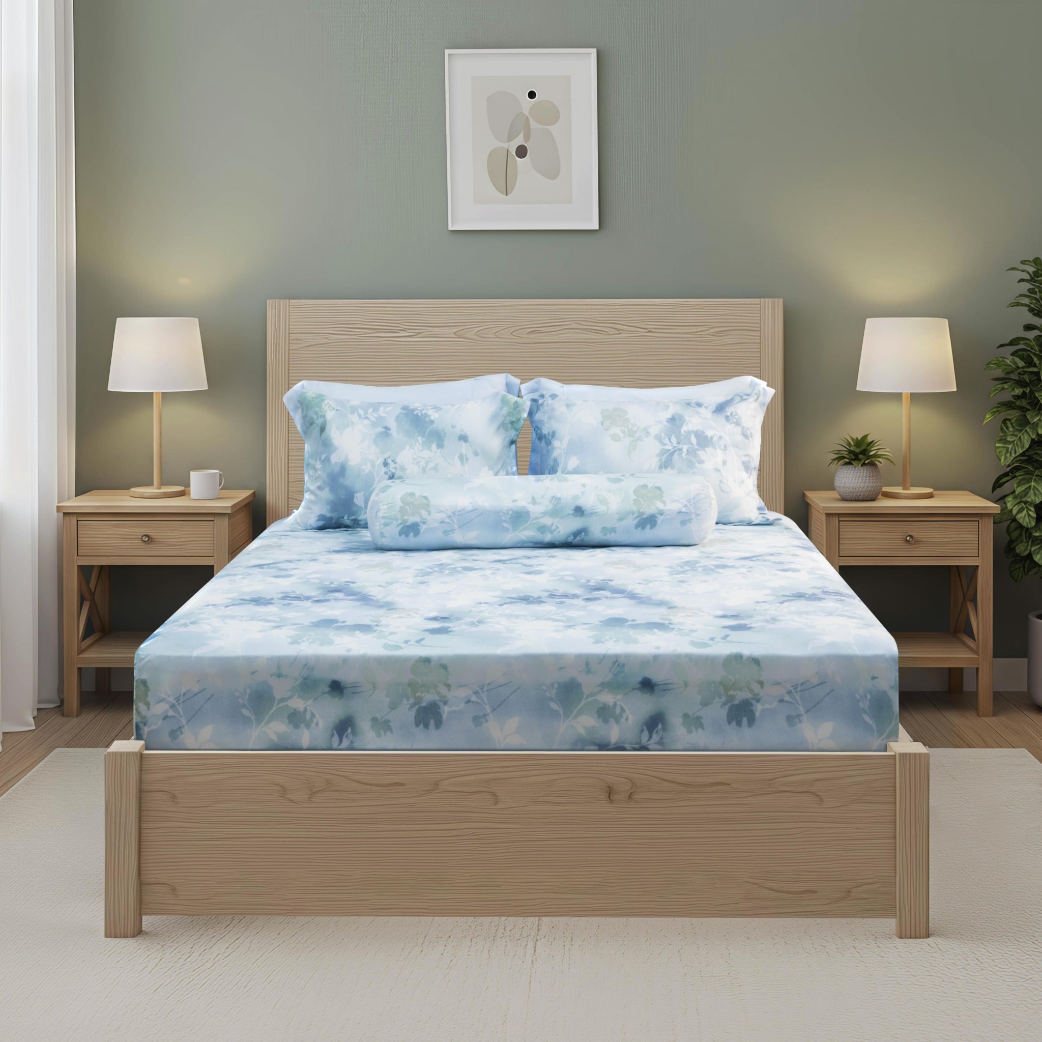 CT220048 - Bộ chăn ga gối Microfiber NIN Calisto