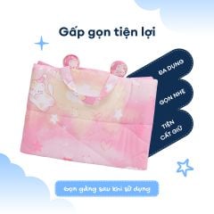 NM8044 - Bộ 5 món gấp gọn tiện lợi cho bé đi học Cooling Fabric cao cấp