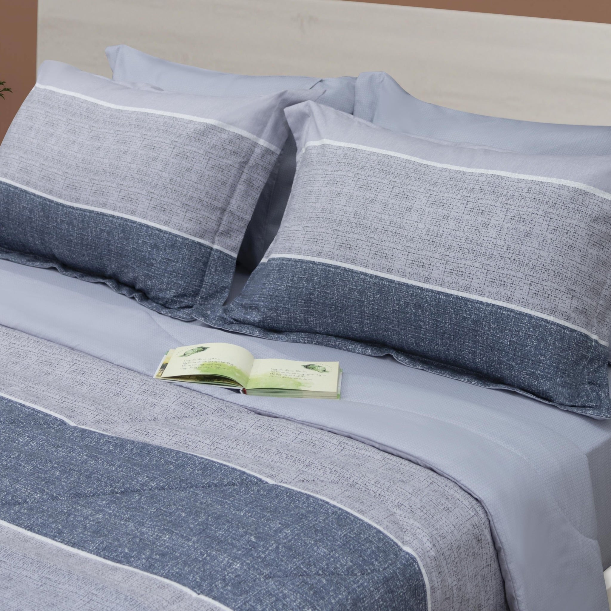 CT220045 - Bộ chăn ga gối Microfiber NIN Calisto