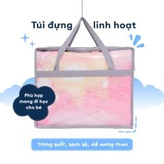 NM8044 - Bộ 5 món gấp gọn tiện lợi cho bé đi học Cooling Fabric cao cấp
