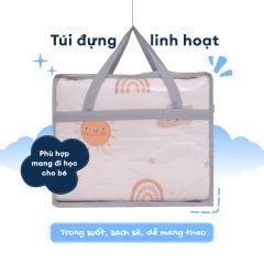 NM8041 - Bộ 5 món gấp gọn tiện lợi cho bé đi học Cooling Fabric cao cấp