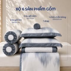 NP8919 - Bộ chăn ga gối Tencel NIN Pristine NP8919