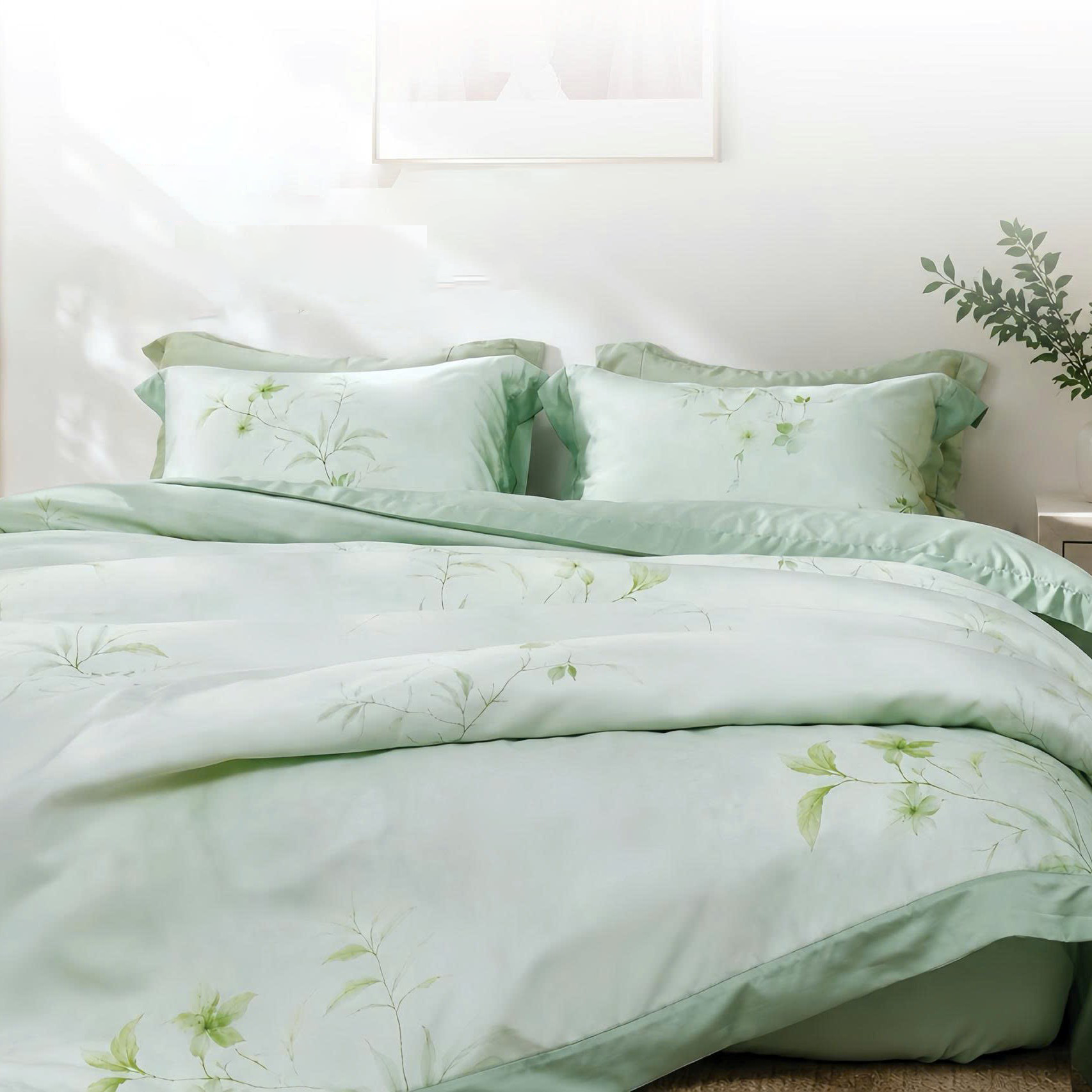 NP8924 - Bộ chăn ga gối Tencel NIN Pristine NP8924