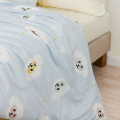 N190082 - Bộ chăn ga gối 100% cotton sateen NIN Collins N190082