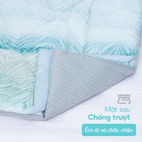 Sea waves - Bộ 5 món gấp gọn tiện lợi cho bé đi học Viscose cao cấp