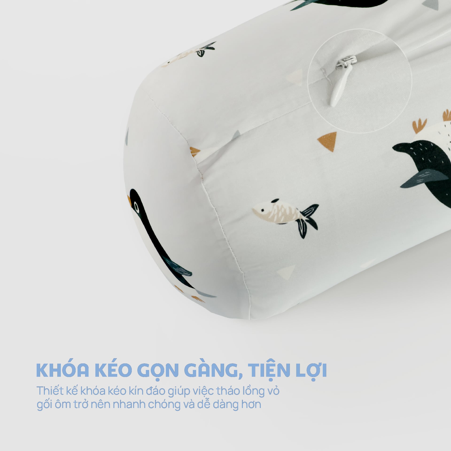 N190085 - Bộ chăn ga gối 100% cotton sateen NIN Collins N190085