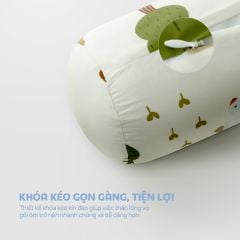N190080 - Bộ chăn ga gối 100% cotton sateen NIN Collins N190080
