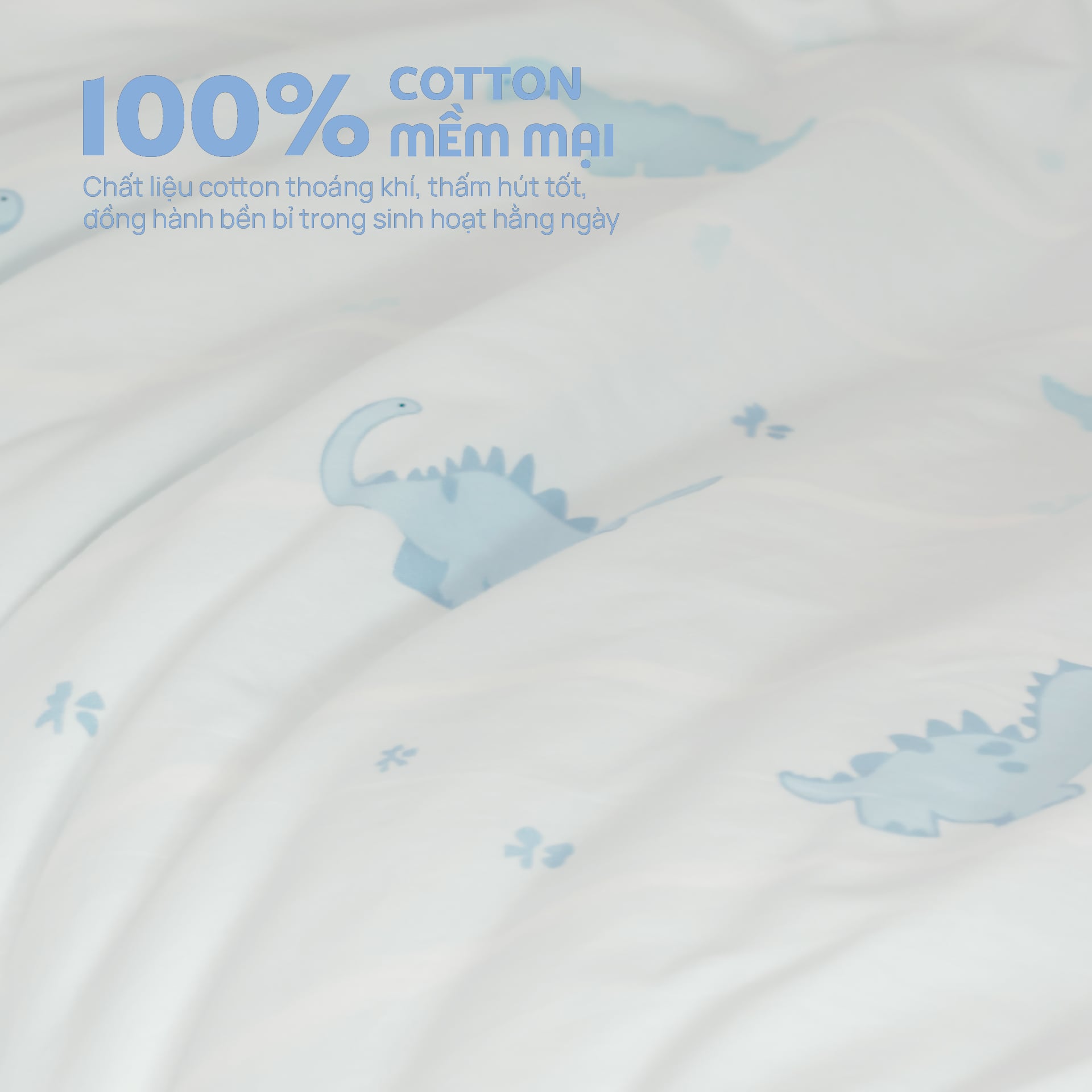 N190084 - Bộ chăn ga gối 100% cotton sateen NIN Collins N190084
