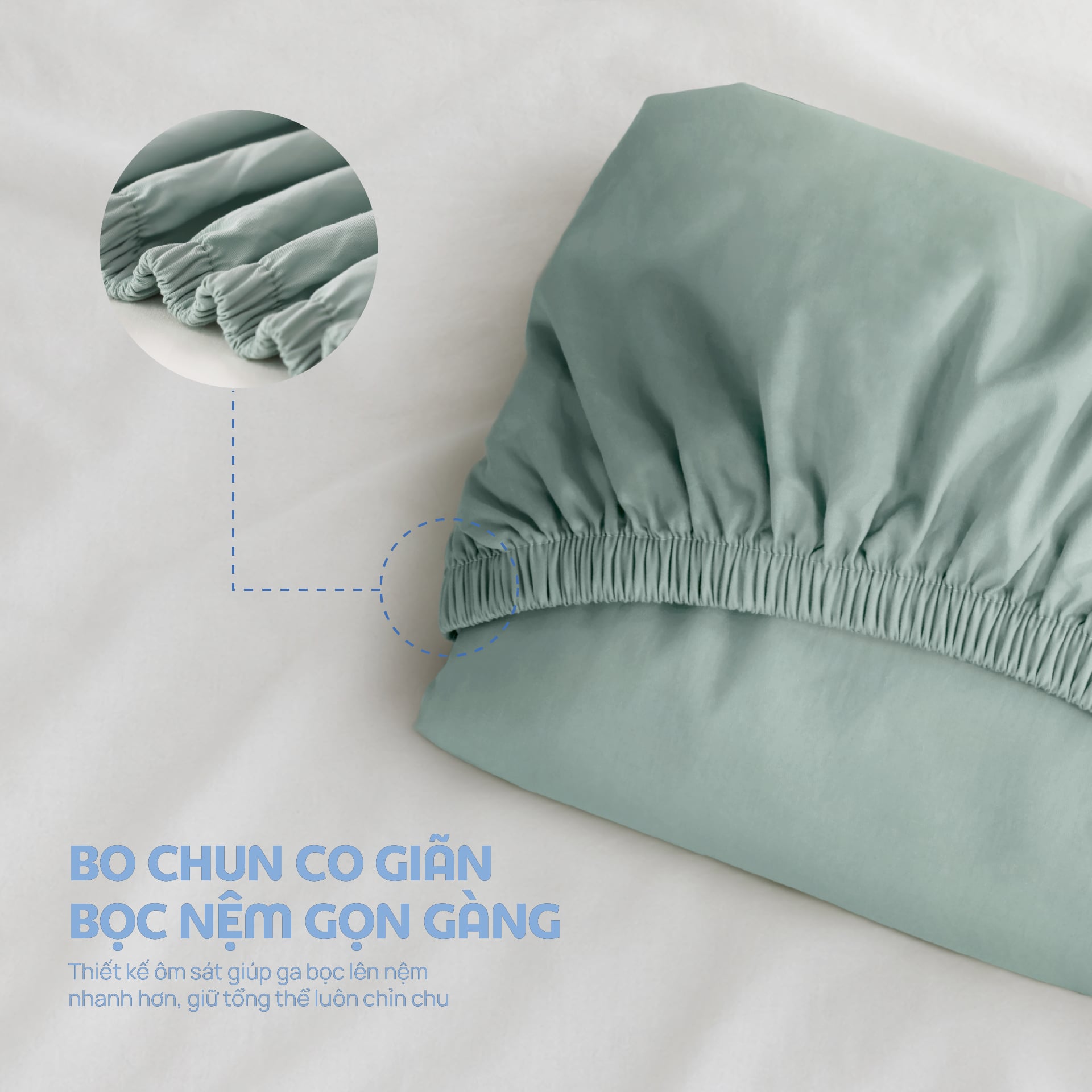 N190083 - Bộ chăn ga gối 100% cotton sateen NIN Collins N190083