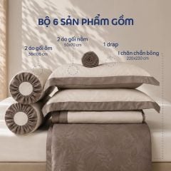 NP8922 - Bộ chăn ga gối Tencel NIN Pristine NP8922