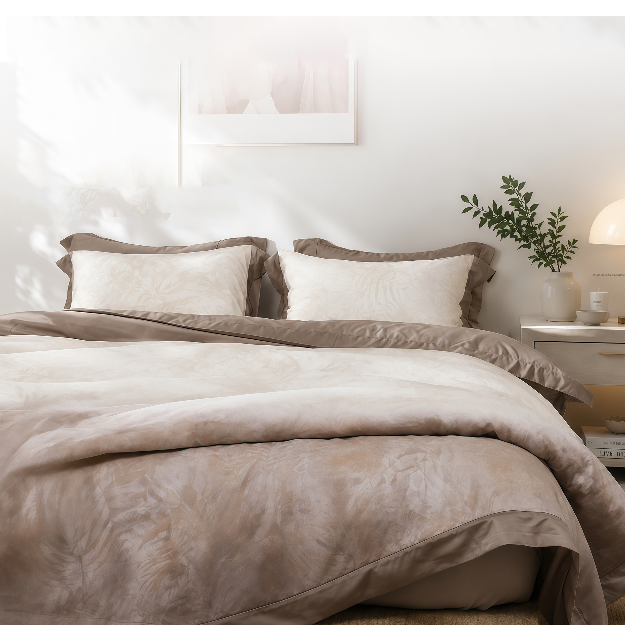 NP8922 - Bộ chăn ga gối Tencel NIN Pristine NP8922