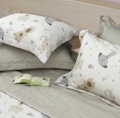 CT220044 - Bộ chăn ga gối Microfiber NIN Calisto