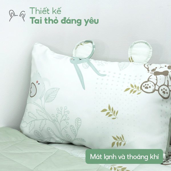 Gentle Wild - Bộ 5 món gấp gọn tiện lợi cho bé đi học Viscose cao cấp