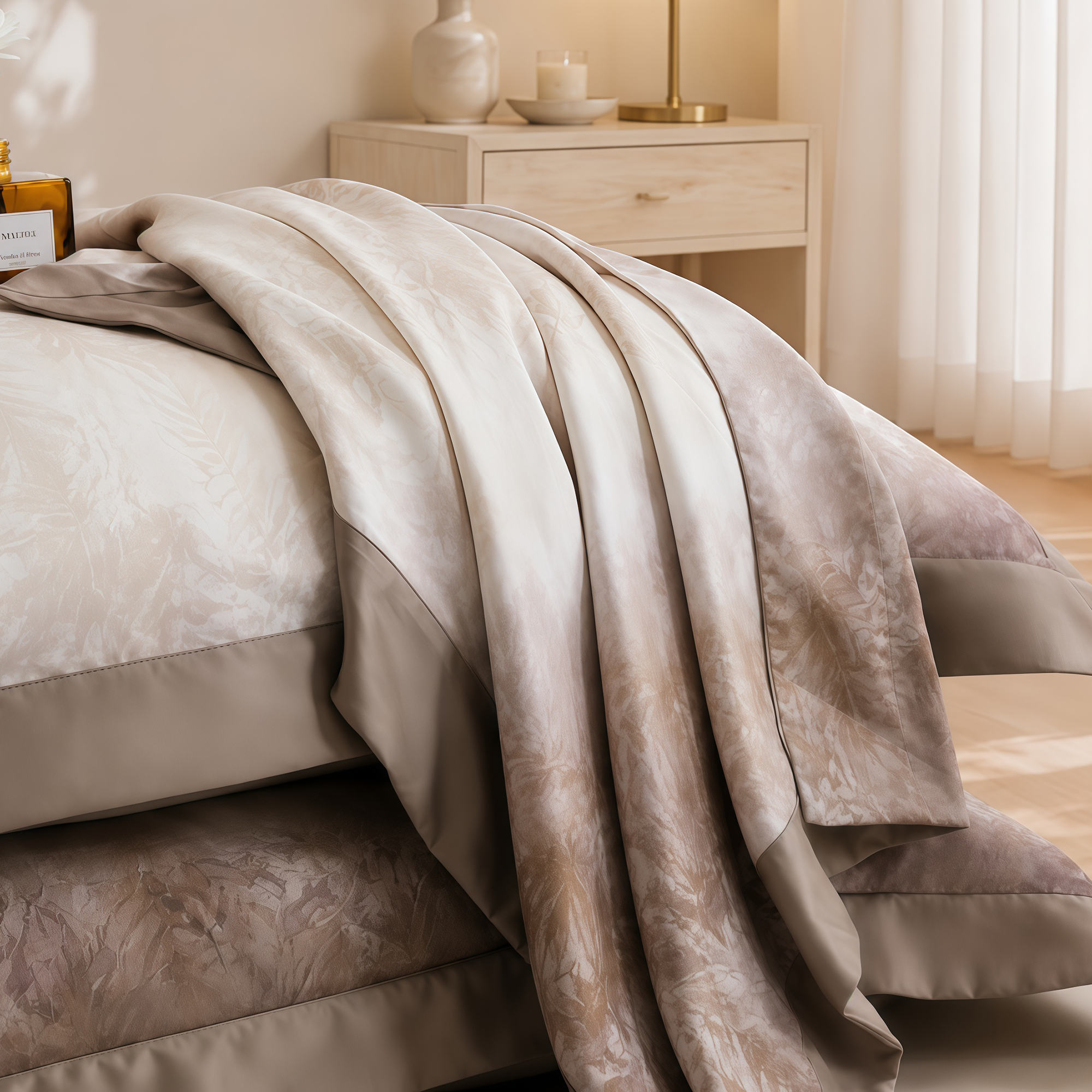NP8922 - Bộ chăn ga gối Tencel NIN Pristine NP8922