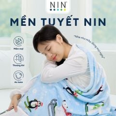 Mền tuyết hoa văn NIN màu POLAR FRIENDS