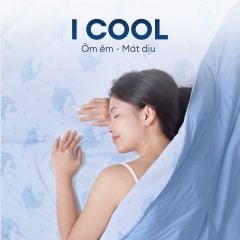 Chăn hè mát lạnh I Cool NM8040 - Mền lạnh ICool Advance NIN House hoa văn NM8040