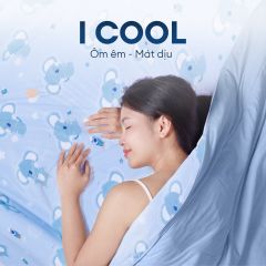 Chăn hè mát lạnh I Cool NM8042 - Mền lạnh ICool Advance NIN House hoa văn NM8042