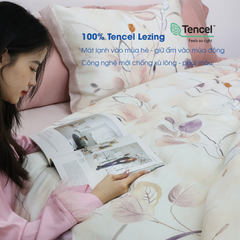 NP8911 - Bộ chăn ga gối Tencel NIN Pristine NP8911