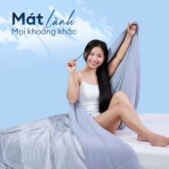Chăn hè mát lạnh I Cool NM8039 - Mền lạnh ICool Advance NIN House hoa văn NM839