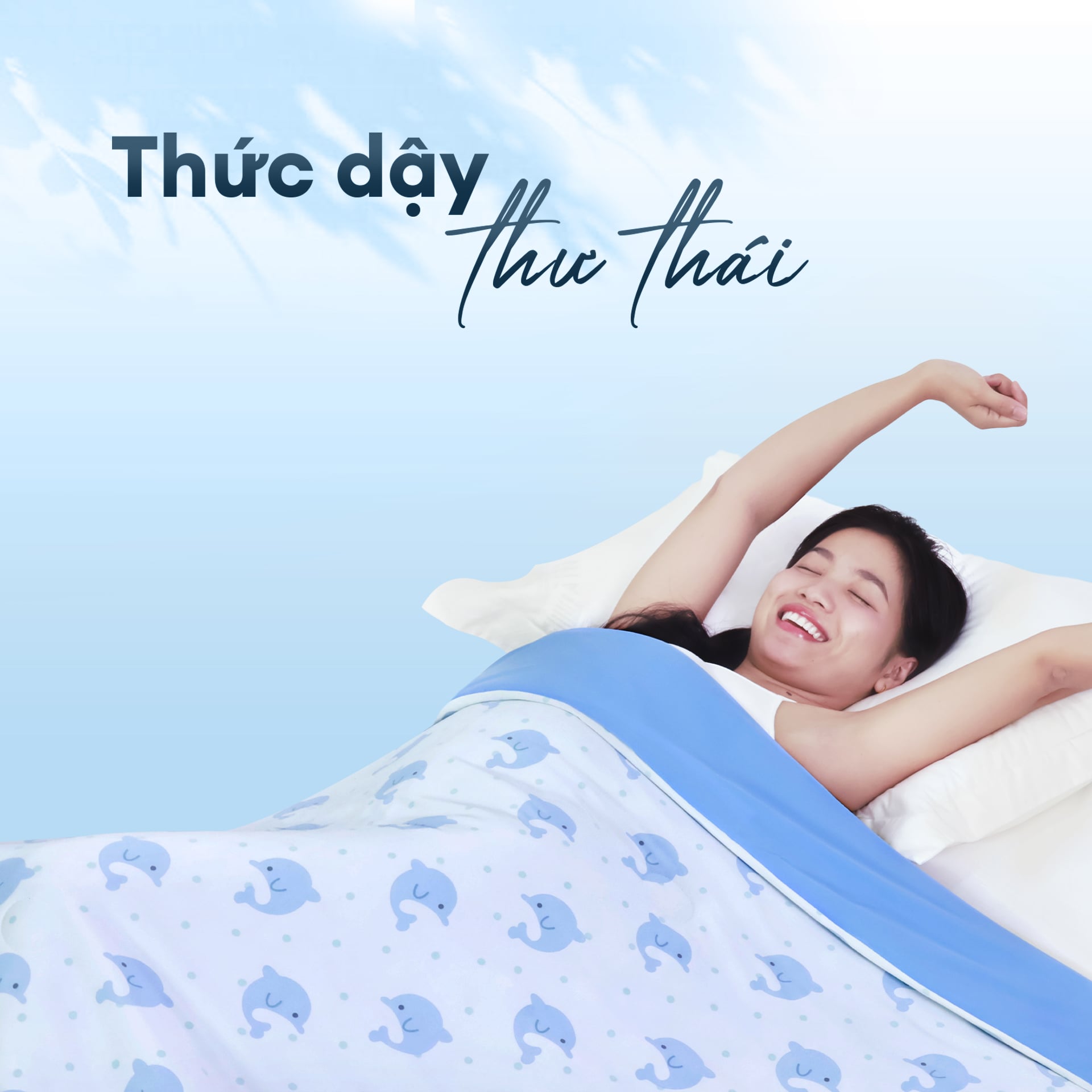 Chăn hè mát lạnh I Cool NM8040 - Mền lạnh ICool Advance NIN House hoa văn NM8040