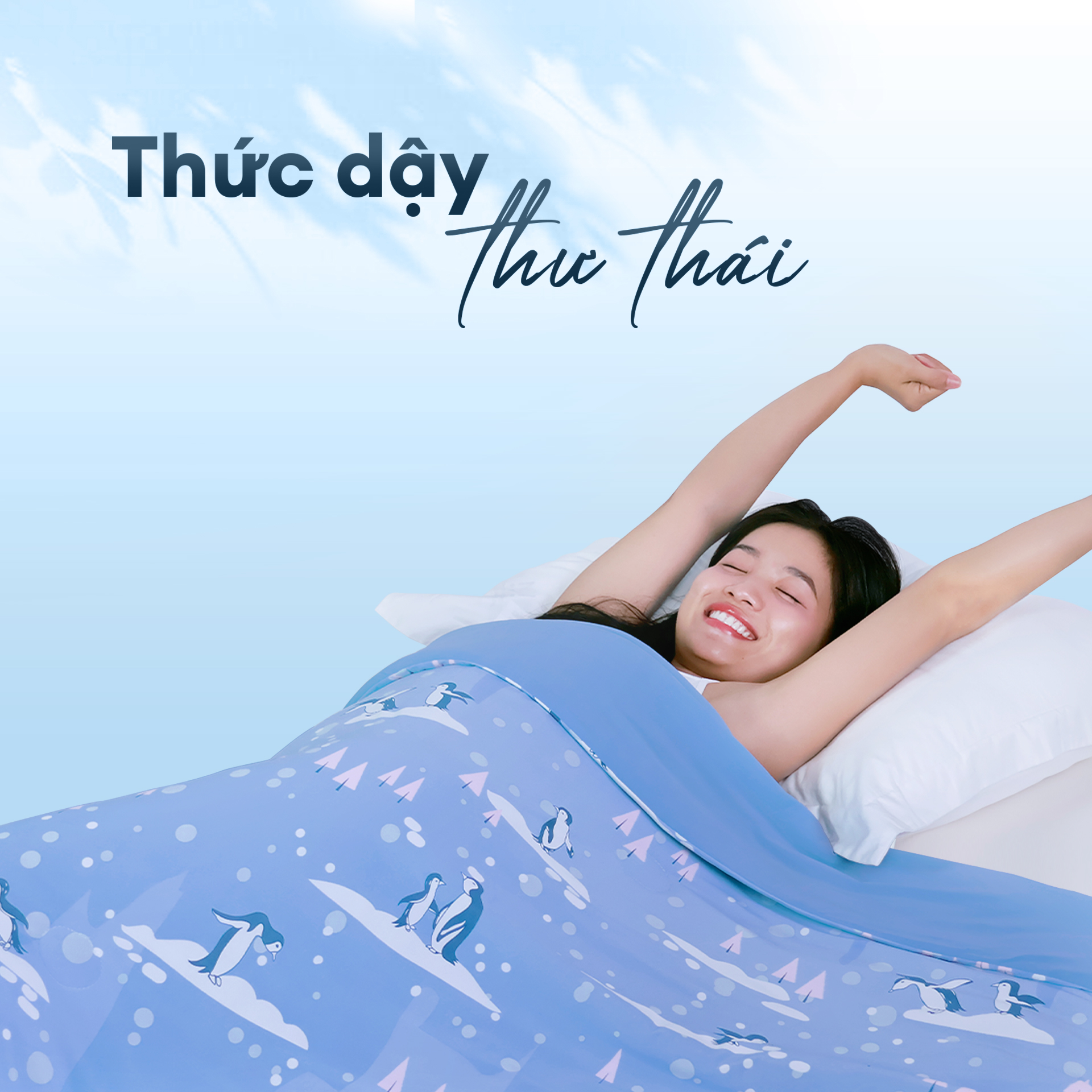Chăn hè mát lạnh I Cool NM8037 - Mền lạnh ICool Advance NIN House hoa văn NM8037