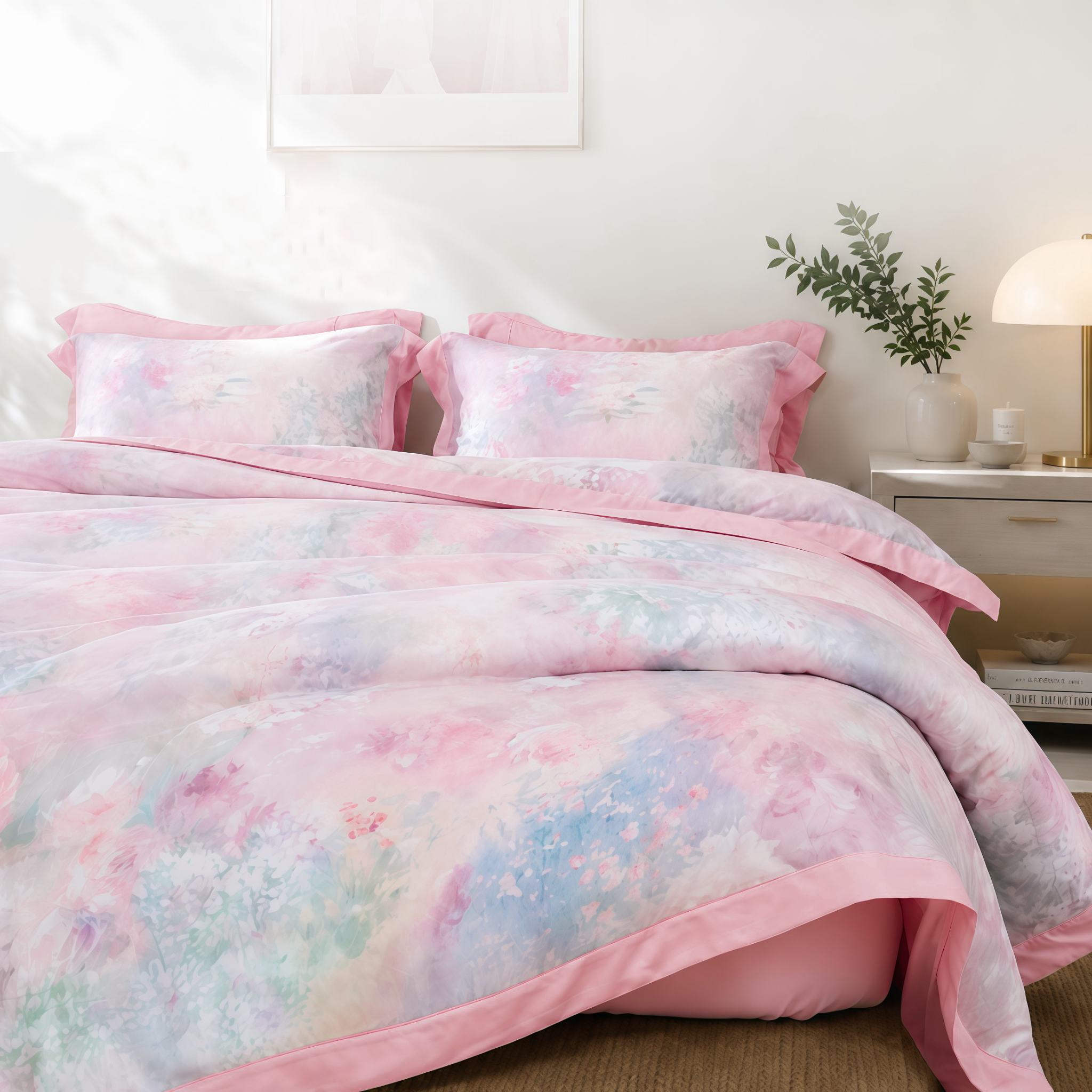NP8918 - Bộ chăn ga gối Tencel NIN Pristine NP8918