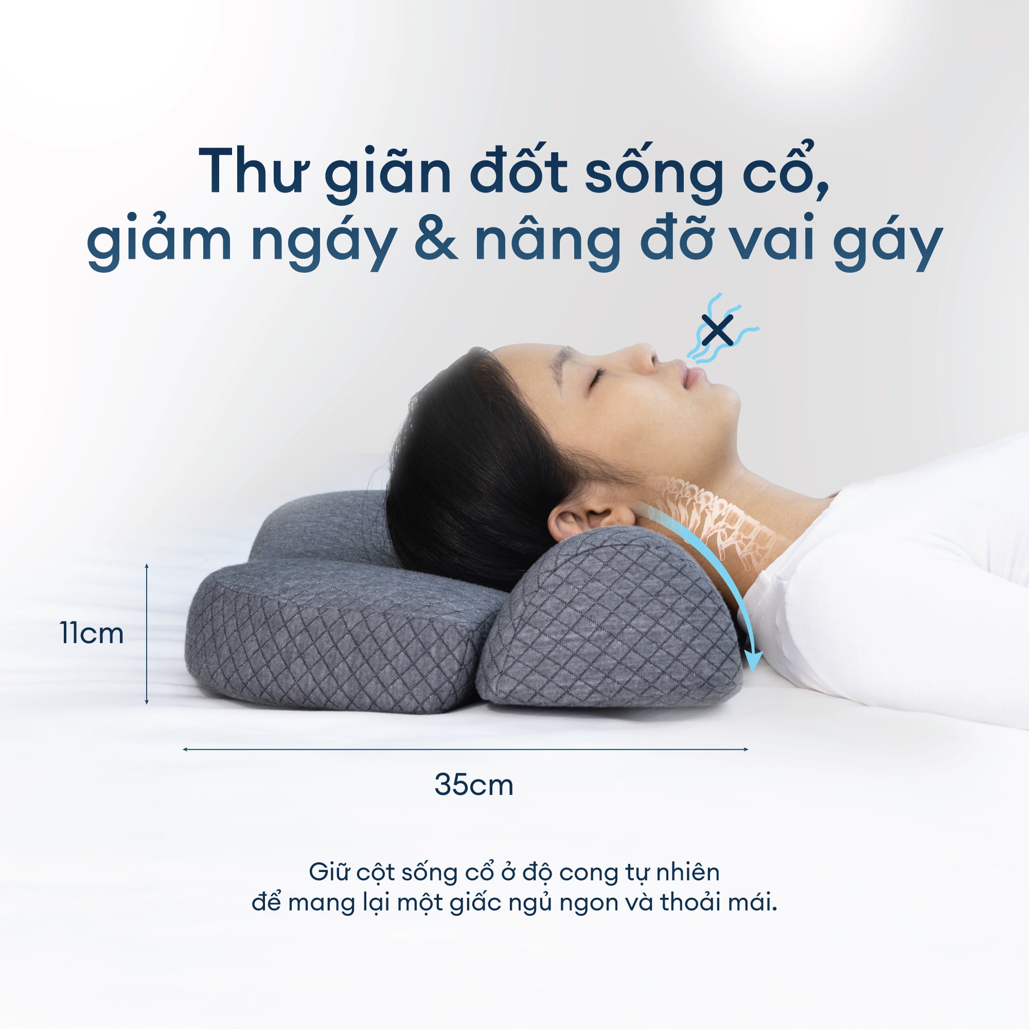 GỐI NẰM CÔNG THÁI HỌC NIN SHOULDERCARE
