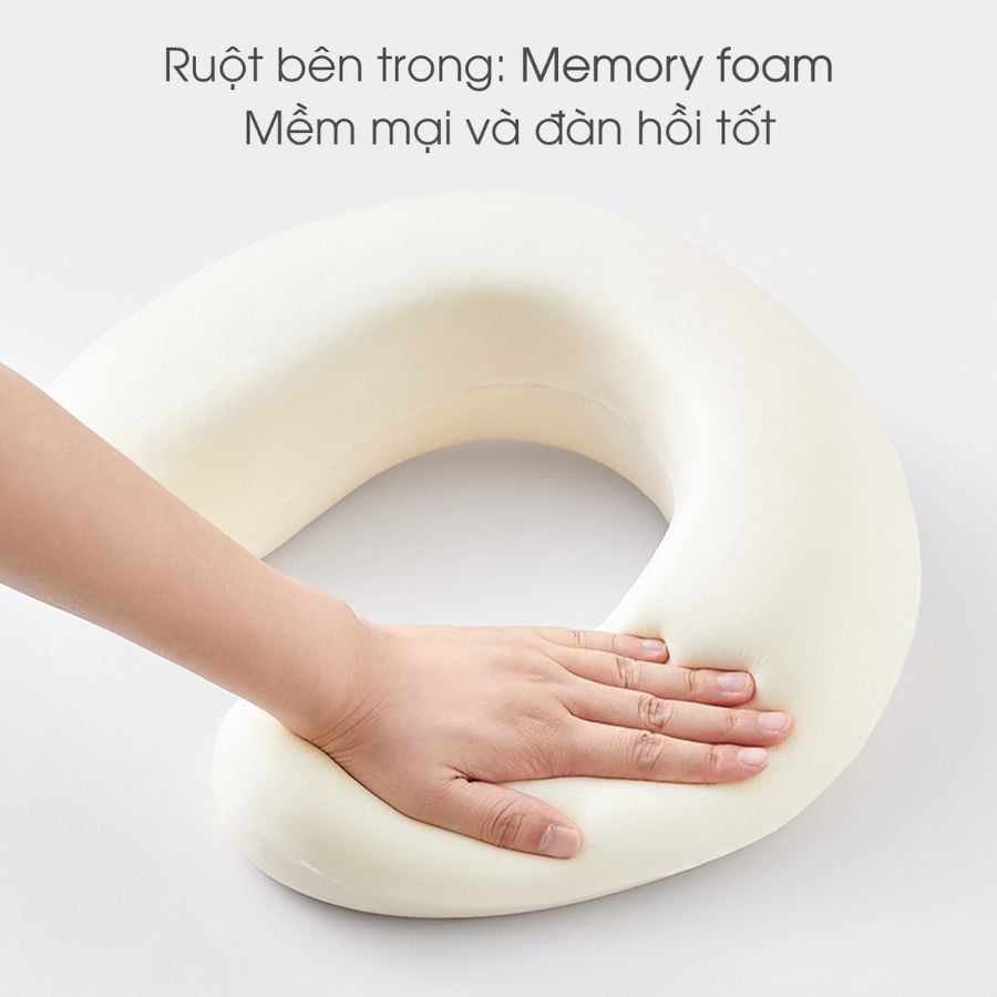 Tựa cổ du lịch - Light Brown