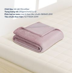 Mền Tuyết NIN - Violet Spring Light