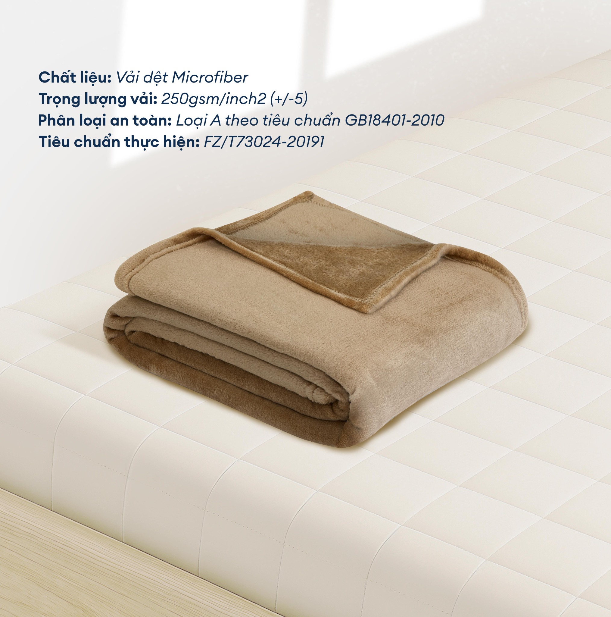 Mền tuyết NIN - Terracotta