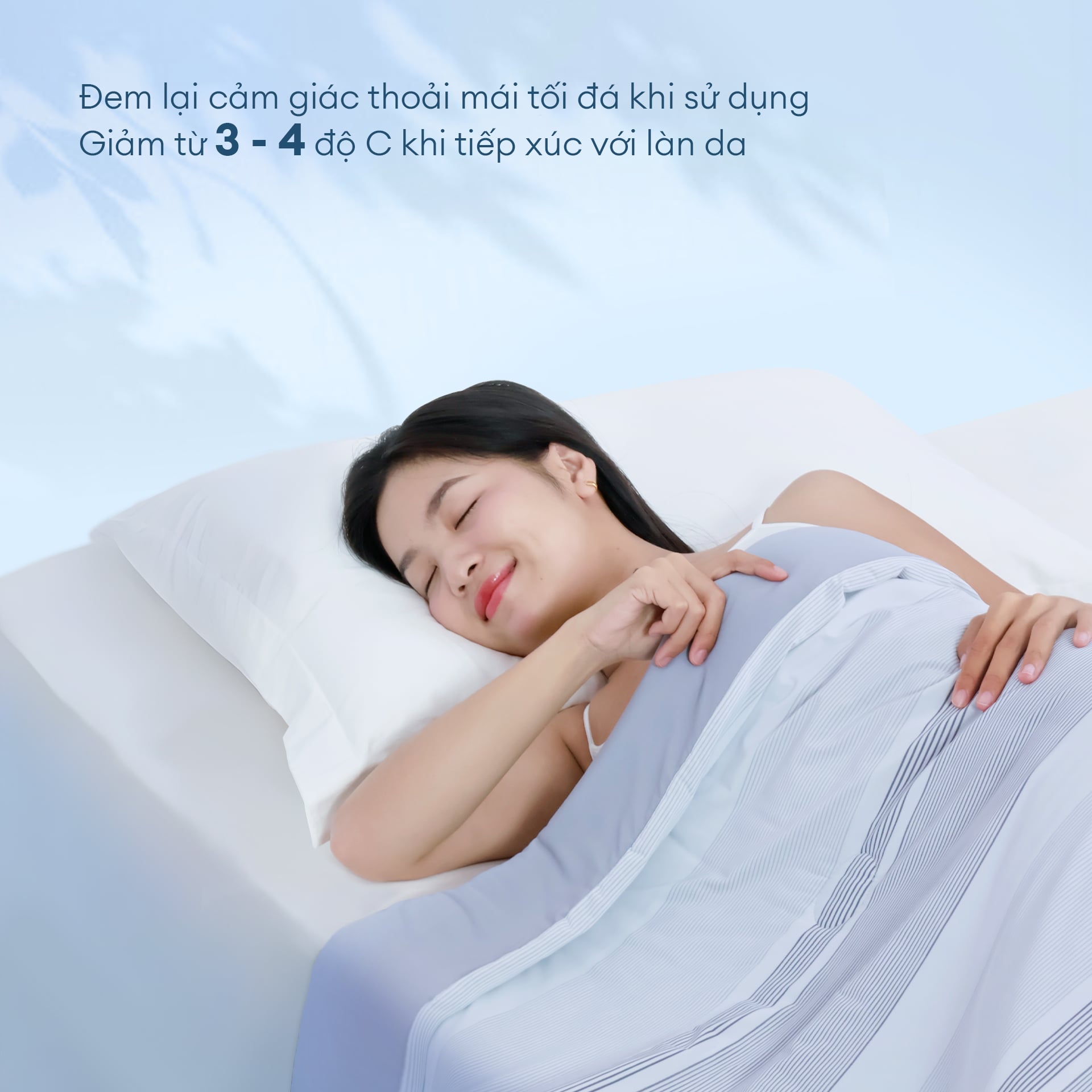 Chăn hè mát lạnh I Cool NM8039 - Mền lạnh ICool Advance NIN House hoa văn NM839
